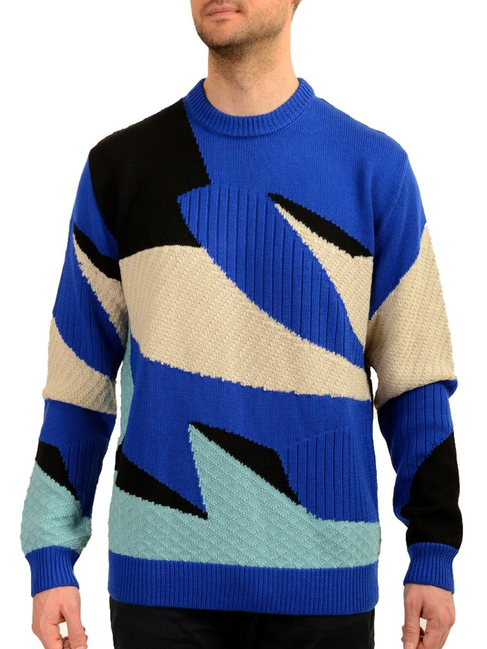 Scuderia Ferrari Men's 100% Pure New Wool Crewneck Pullover Sweater US S IT 48